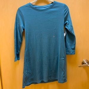 Women’s blue Eddie Bauer 3/4 sleeve top